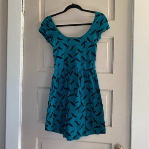 Forever 21 Gorgeous Leaf Print mini dress